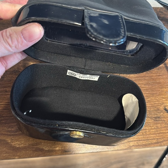 Vintage 80’s Diamicci black crossbody black with two compartments - Picture 8 of 11